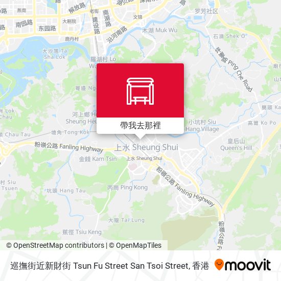 巡撫街近新財街 Tsun Fu Street  San Tsoi Street地圖