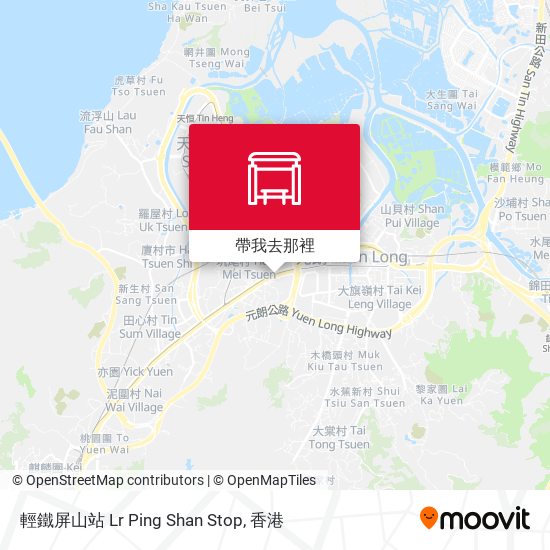 輕鐵屏山站 Lr Ping Shan Stop地圖