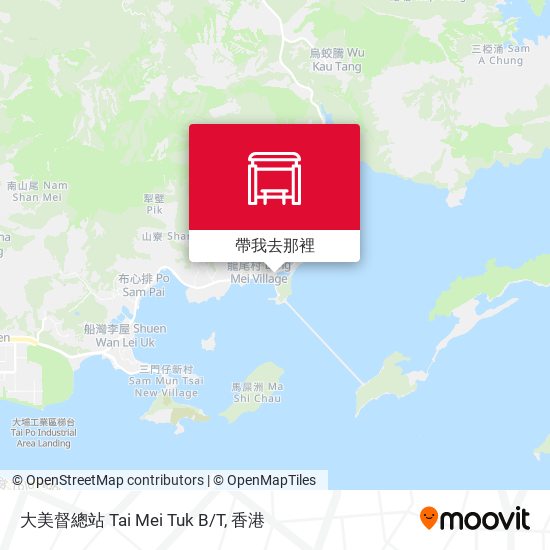 大美督總站 Tai Mei Tuk B/T地圖