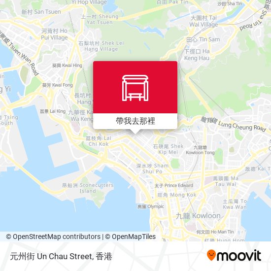 元州街 Un Chau Street地圖