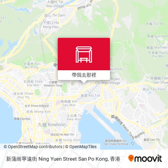 新蒲崗寧遠街 Ning Yuen Street San Po Kong地圖