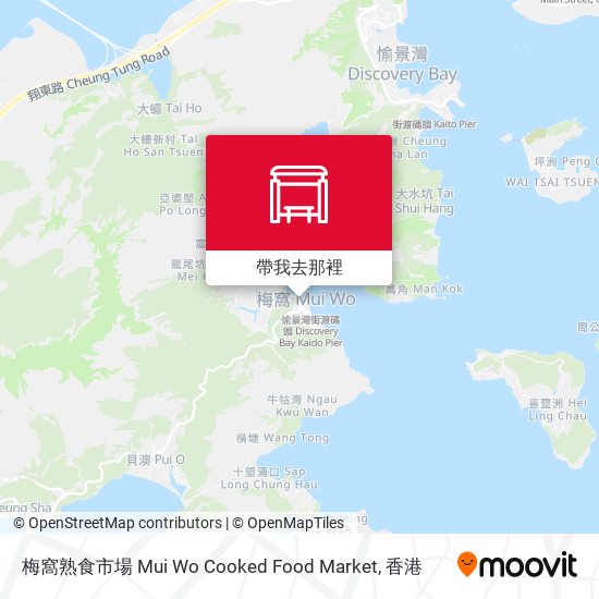 梅窩熟食市場 Mui Wo Cooked Food Market地圖