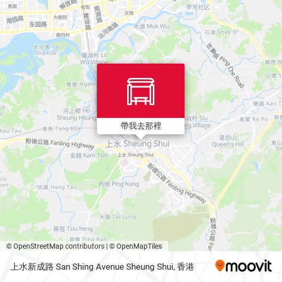上水新成路 San Shing Avenue Sheung Shui地圖
