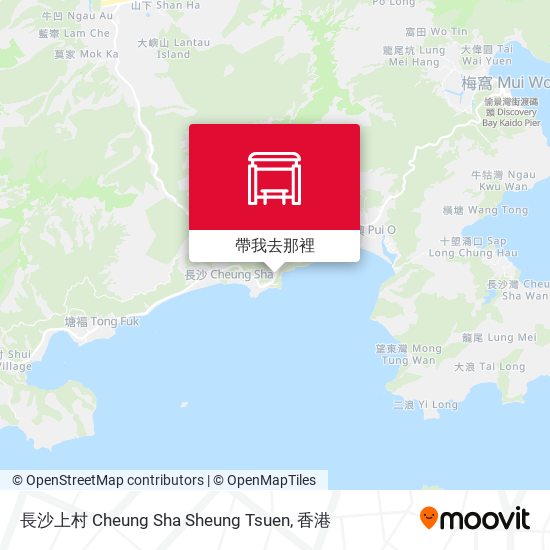 長沙上村 Cheung Sha Sheung Tsuen地圖