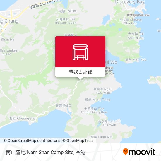 南山營地 Nam Shan Camp Site地圖