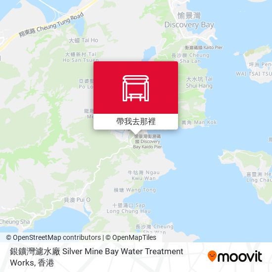 銀鑛灣濾水廠 Silver Mine Bay Water Treatment Works地圖