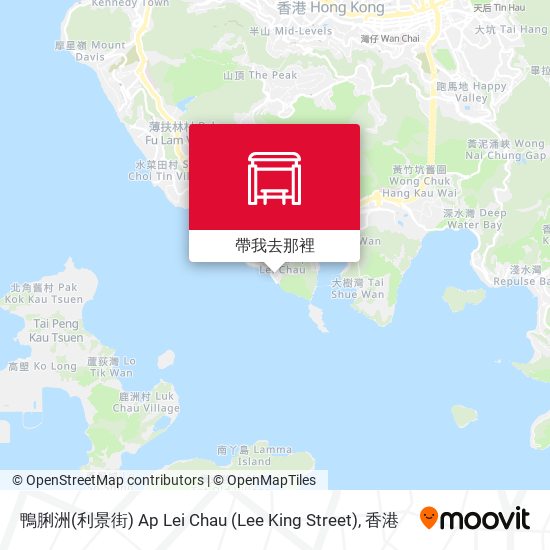 鴨脷洲(利景街) Ap Lei Chau (Lee King Street)地圖