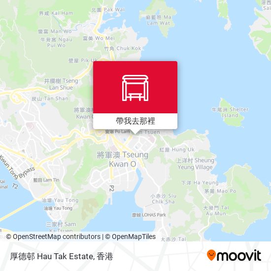 厚德邨 Hau Tak Estate地圖