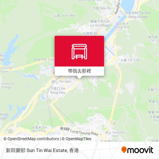 新田圍邨 Sun Tin Wai Estate地圖
