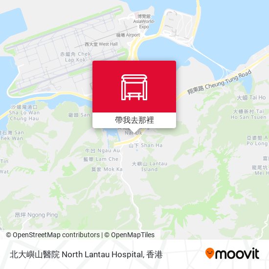 北大嶼山醫院 North Lantau Hospital地圖