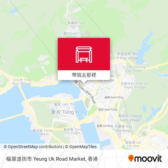 楊屋道街市 Yeung Uk Road Market地圖