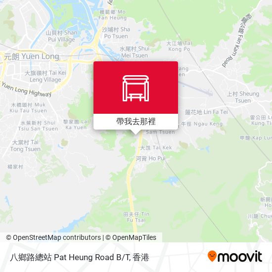 八鄉路總站 Pat Heung Road B/T地圖