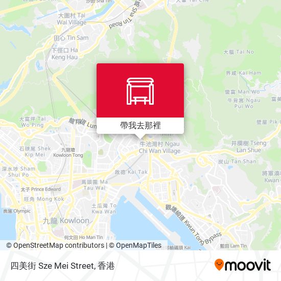 四美街 Sze Mei Street地圖