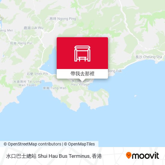水口巴士總站 Shui Hau Bus Terminus地圖
