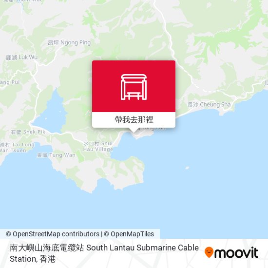 南大嶼山海底電纜站 South Lantau Submarine Cable Station地圖
