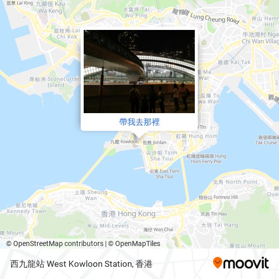 西九龍站 West Kowloon Station地圖