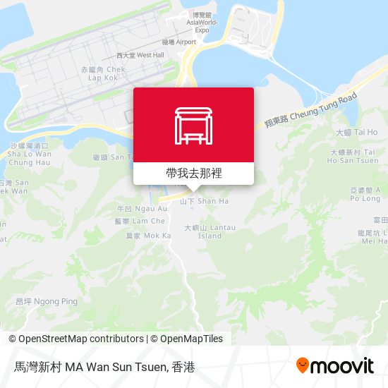 馬灣新村 MA Wan Sun Tsuen地圖