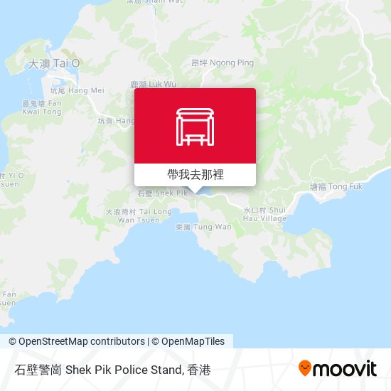 石壁警崗 Shek Pik Police Stand地圖