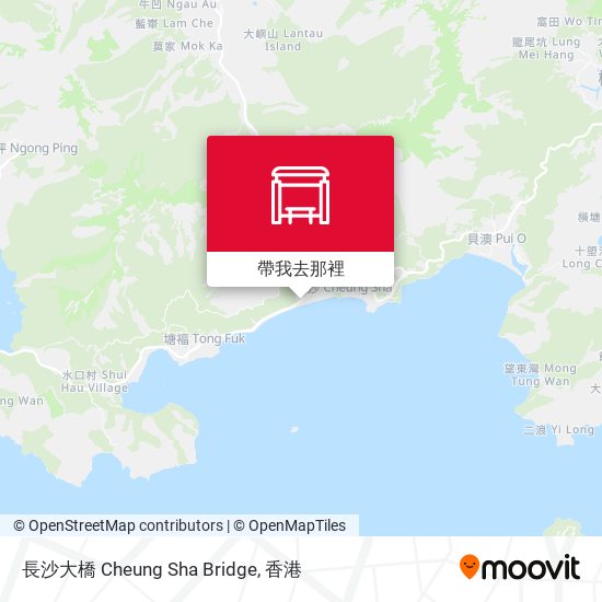 長沙大橋 Cheung Sha Bridge地圖