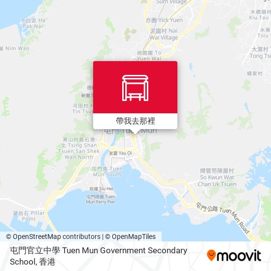 屯門官立中學 Tuen Mun Government Secondary School地圖