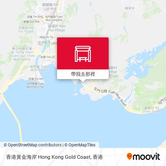 香港黃金海岸 Hong Kong Gold Coast地圖