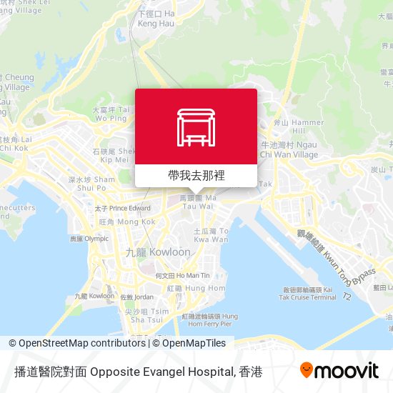 播道醫院對面 Opposite Evangel Hospital地圖