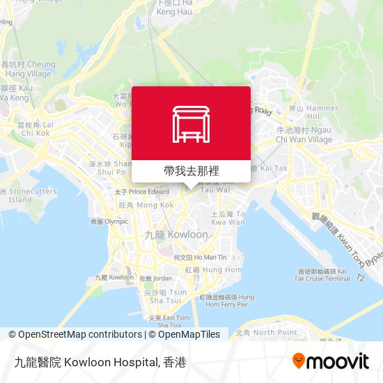 九龍醫院 Kowloon Hospital地圖
