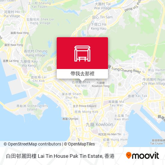 白田邨麗田樓 Lai Tin House Pak Tin Estate地圖