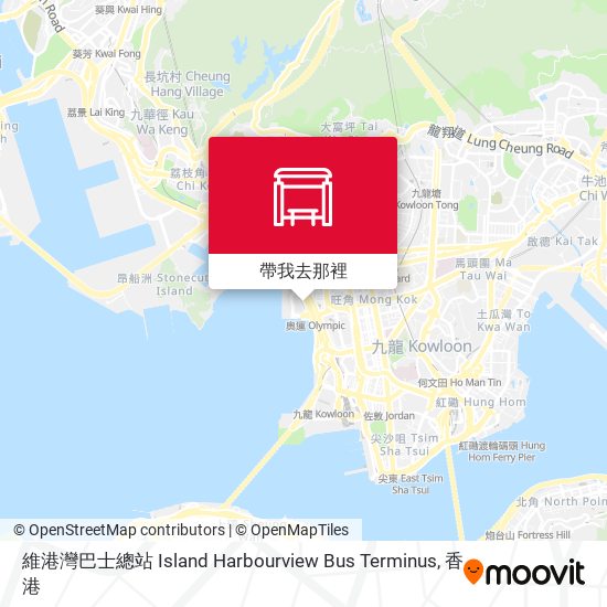 維港灣巴士總站 Island Harbourview Bus Terminus地圖