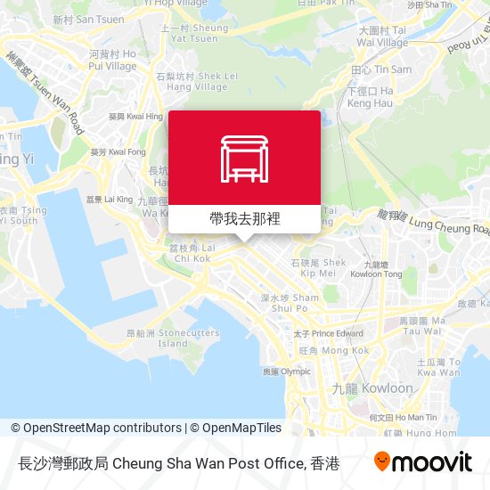 長沙灣郵政局 Cheung Sha Wan Post Office地圖