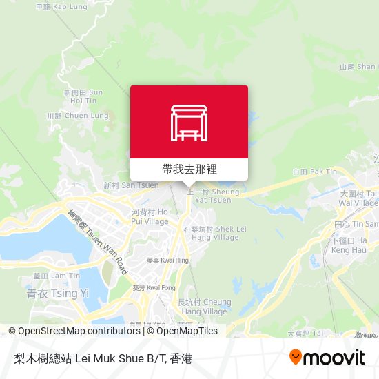 梨木樹總站 Lei Muk Shue B/T地圖