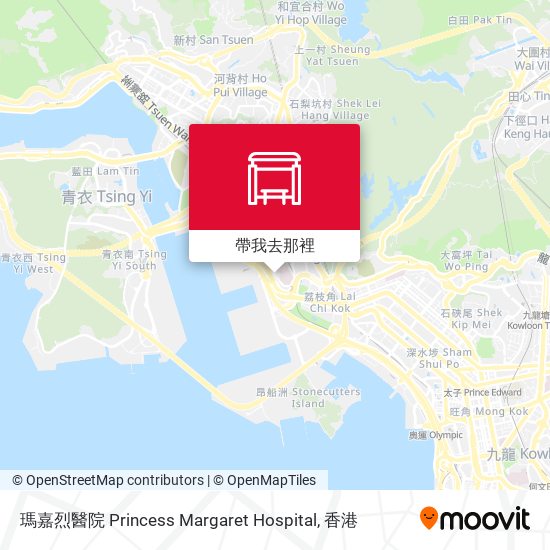 瑪嘉烈醫院 Princess Margaret Hospital地圖