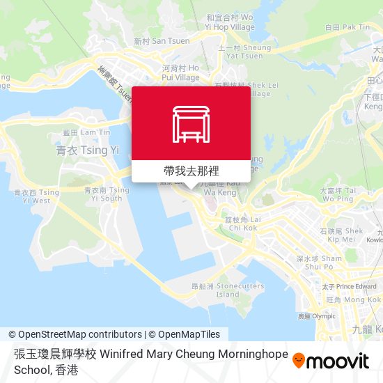 張玉瓊晨輝學校 Winifred Mary Cheung Morninghope School地圖