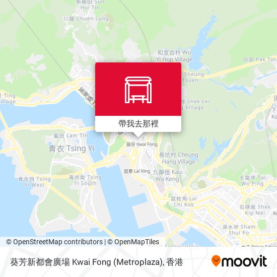 葵芳新都會廣場 Kwai Fong (Metroplaza)地圖