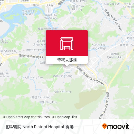 北區醫院 North District Hospital地圖