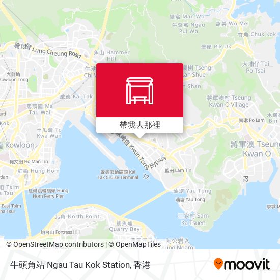 牛頭角站 Ngau Tau Kok Station地圖