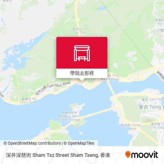 深井深慈街 Sham Tsz Street Sham Tseng地圖