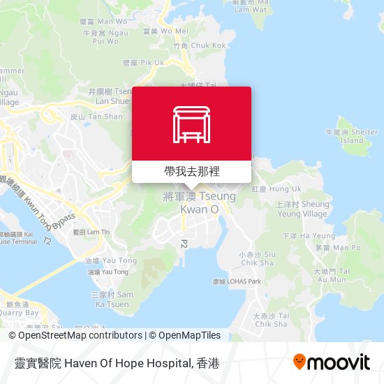 靈實醫院 Haven Of Hope Hospital地圖