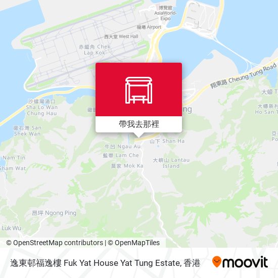 逸東邨福逸樓 Fuk Yat House Yat Tung Estate地圖