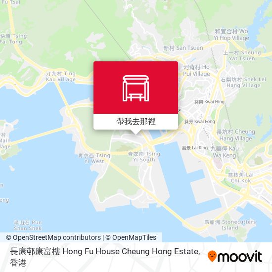 長康邨康富樓 Hong Fu House Cheung Hong Estate地圖