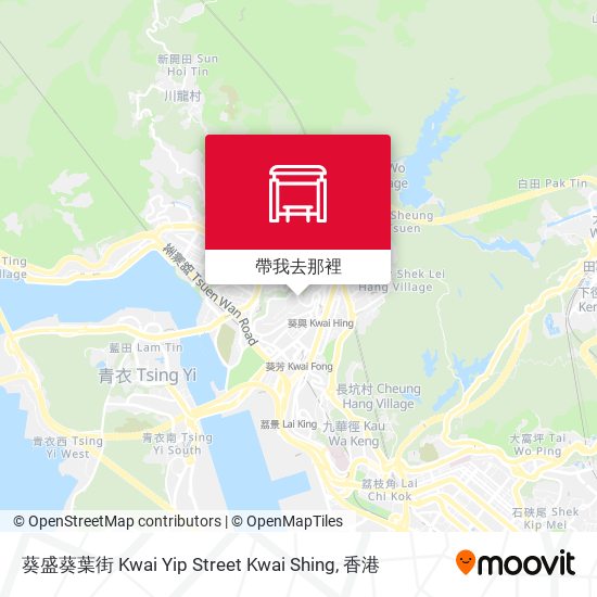 葵盛葵葉街 Kwai Yip Street Kwai Shing地圖