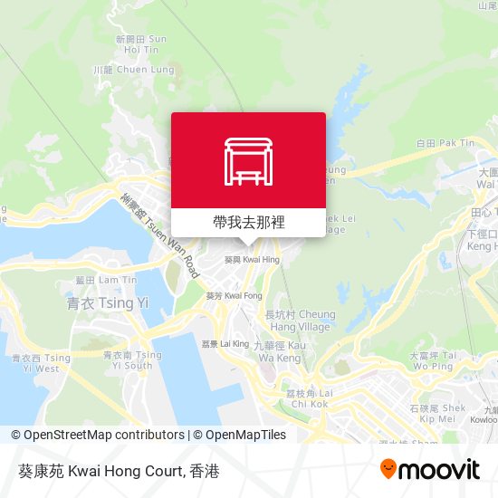 葵康苑 Kwai Hong Court地圖