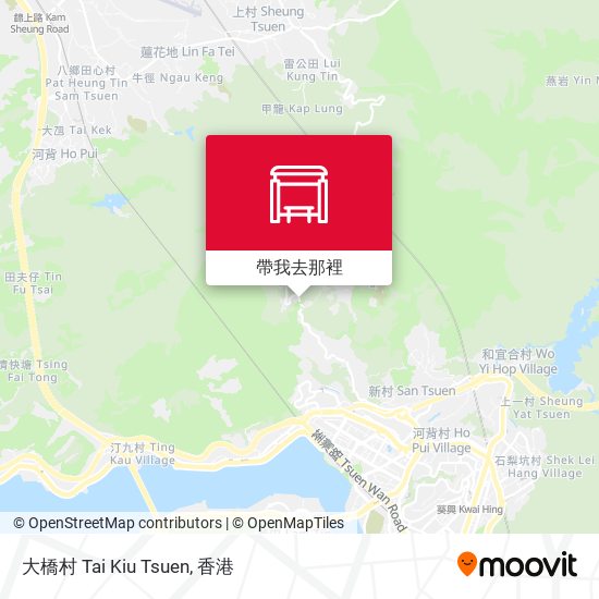 大橋村 Tai Kiu Tsuen地圖