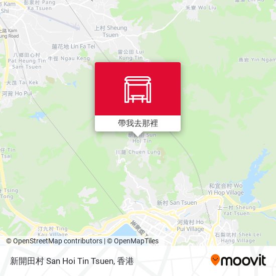 新開田村 San Hoi Tin Tsuen地圖