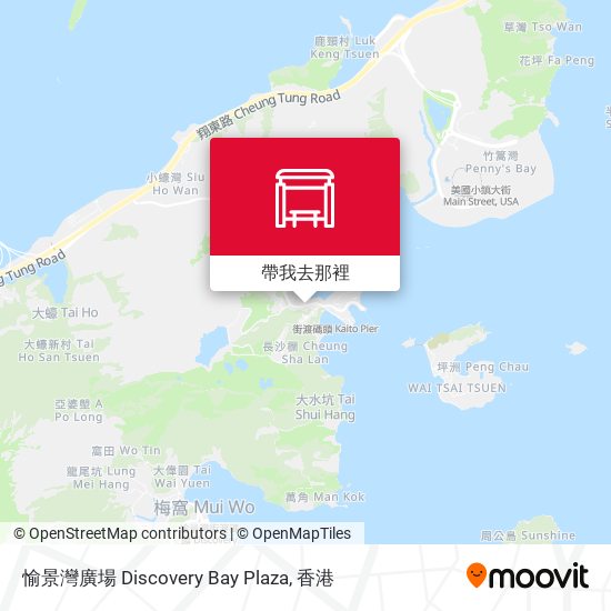 愉景灣廣場 Discovery Bay Plaza地圖