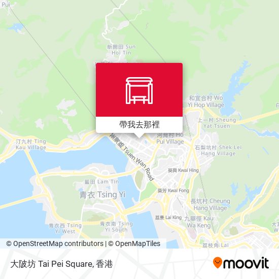 大陂坊 Tai Pei Square地圖