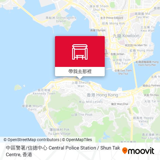 中區警署 / 信德中心 Central Police Station / Shun Tak Centre地圖