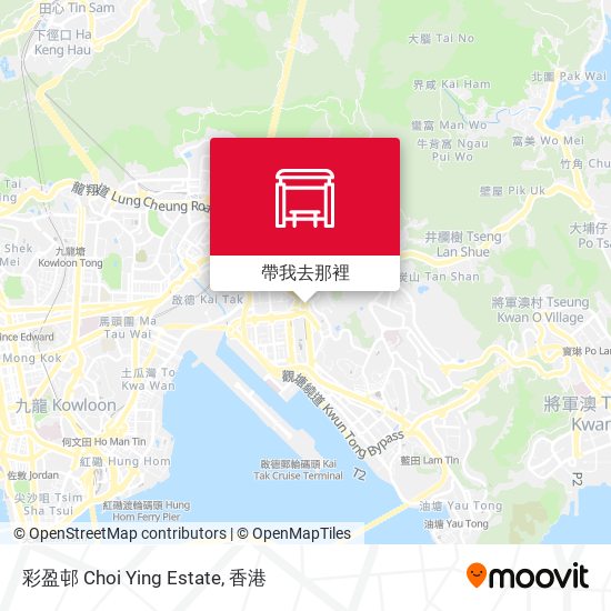 彩盈邨 Choi Ying Estate地圖