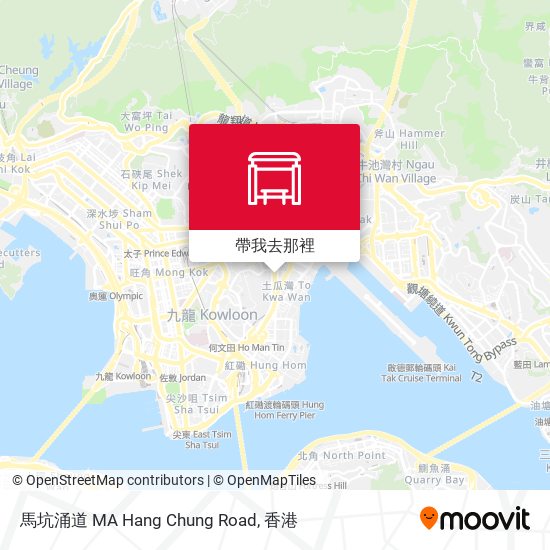馬坑涌道 MA Hang Chung Road地圖