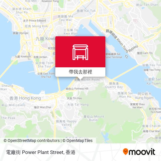 電廠街 Power Plant Street地圖